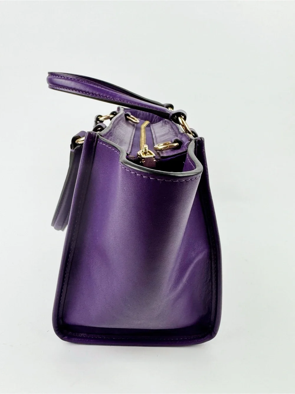 Coach purple leather